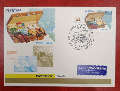 Italia 2004 cartolina fdc - cartolina,