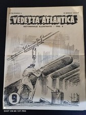 Rarissimo Vedetta Atlantica 1942 rivista Betasom sommergibili Raro