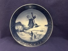 Piatto da collezione Natale 1963 Royal Copenhagen D 18, 2 cm