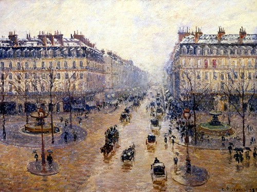 Quadro pissarro avenue - quadro, l'avenue