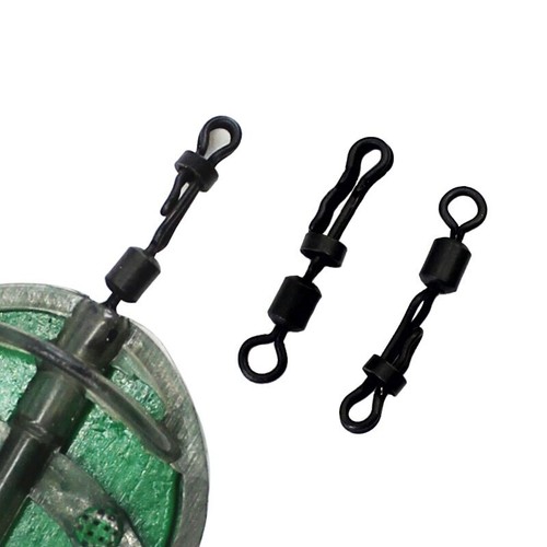 Clam lock girevole nero - , opaco