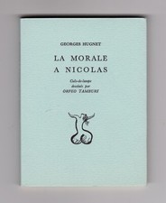 curiosa Georges Hugnet LA MORALE À NICOLAS 41 ill. de Orfeo Tamburi surréalisme 