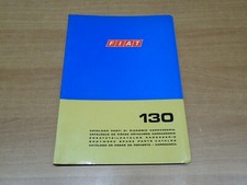  FIAT 130 BERLINA CATALOGO PARTI DI RICAMBIO CARROZZERIA GIUGNO 1969 (S2)