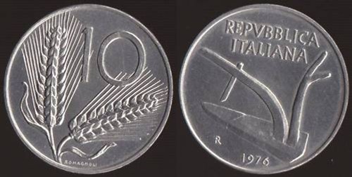 Lire 1976 fdc fior conio - lire,