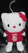1 CAMICIA VINTAGE PELUCHE MANGA GATTO PELUCHE SANRIO,HELLO KITTY BIG MAC PLEASE EAT ME