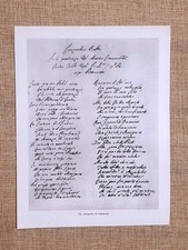 Fac simile Cimarosa Autografo