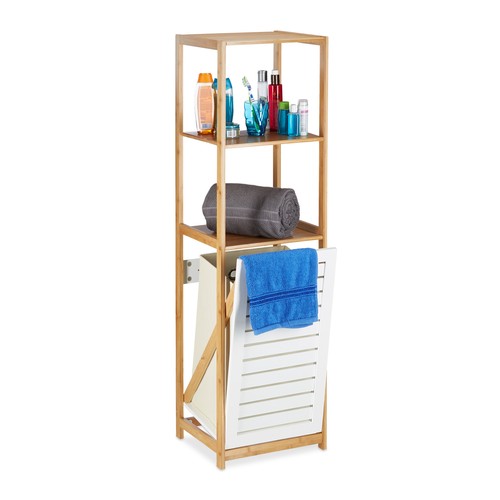 Scaffale bagno bambù