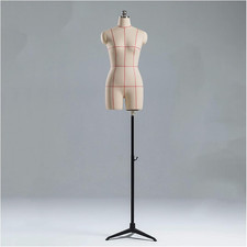 Manichino Da Sartoria Manichino Sartoriale Busto Donna per Cucire Vestiti, Strut