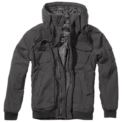 Brandit bronx giacca nera - bronx,
