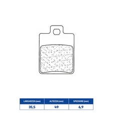 SINTERED METAL BRAKE PADS For