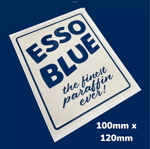 Esso blue paraffin - blue,