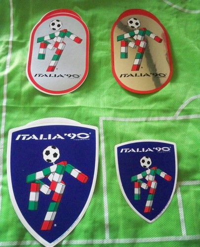 Lotto adesivi italia 90 - adesivi,
