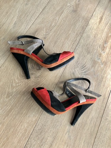 Sandali suede tacco alto - sandali,