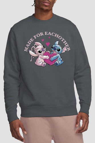 Felpa uomo lilo stitch fatta - felpa, &