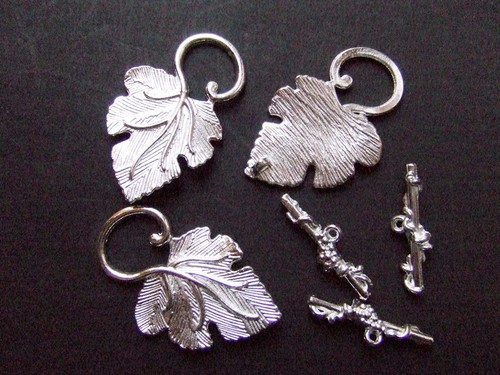 Set chiusure uva argento - ,