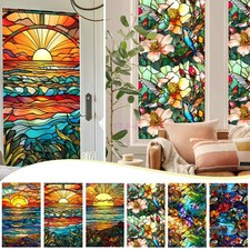 Pellicola vetro finestra privacy decorativa smerigliata/non colla/riapplica CALDO