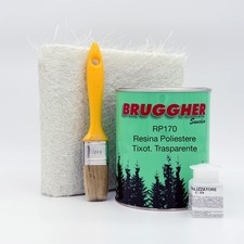 KIT VETRORESINA POLIESTERE 1KG