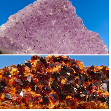 Minerali * Combo Brasile Ametista e Quarzo Madera