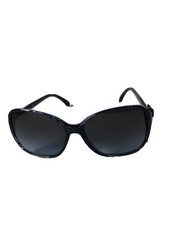 Occhiali da sole Chanel fiocco blu traslucido montatura quadrata 520