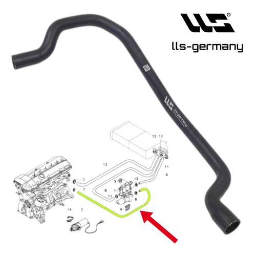 Tubo radiatore per bmw serie - serie, 5