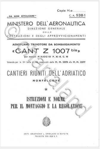 Cant 1007 bis 1941 - cant,