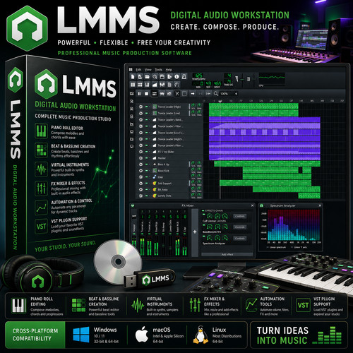 Lmms daw produzione musicale - produzione,