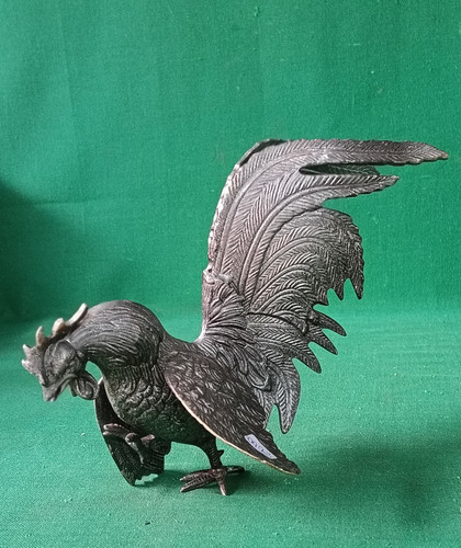 Gallo combattimento ottone - gallo,