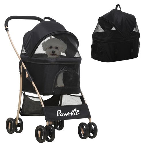 Passeggino per cani pieghevole - passeggino,