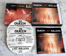 QUEEN (FREDDIE MERCURY) LIVE KILLERS 2CD FATBOX 1979 EMI MADE IN ENGLAND