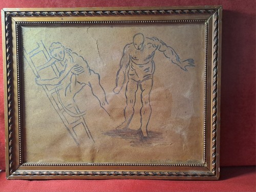 Disegno antico lapis - disegno, su