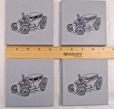 Set 4 sottobicchieri in corian