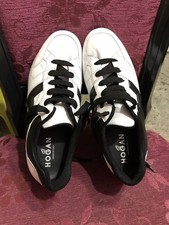 Scarpe Hogan Donna Sportive Originali Ragazza Bianco Nero 