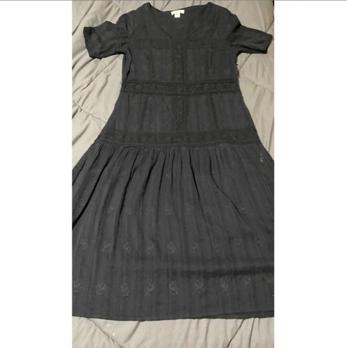 Maxi abito intropia nero - maxi,