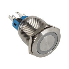 DimasTech PD095 Acciaio inox 22 mm ID Azione Alternata Colore Led Arancione