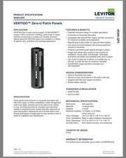 LEVITON Vertigo Pannello 12