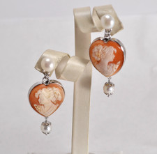 ORECCHINI  ARGENTO 925 CAMMEI