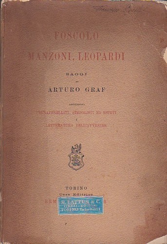 Foscolo manzoni leopardi - manzoni,,