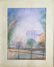 GUSMEROLI ACQUERELLO SU CARTA