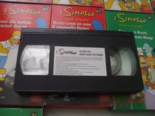 I SIMPSON VHS Fabbri Video