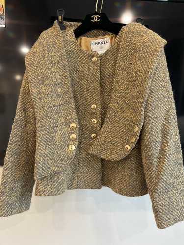 Giacca tweed chanel dettagli - giacca,