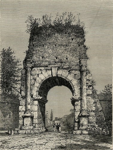 1875 roma arco - 1875, di