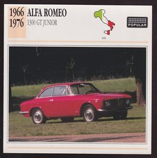 1966-1976 Alfa Romeo 1300 GT