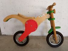 Bici in legno senza pedali tipo motocicletta