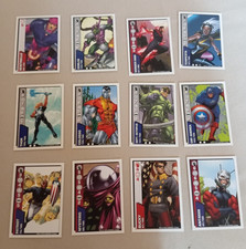 FIGURINE Carte MARVEL HEROES COOP S 2013 Lotto x12 pz IN BLOCCO O 5 A SCELTA !