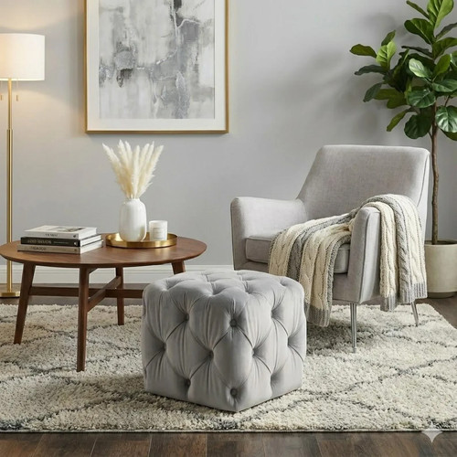 Pouf quadrato chester - pouf,
