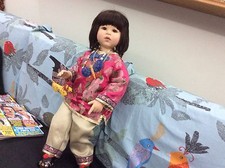 Bambola Ping Lau artista bellissima da collezione Ottima!!! Doll