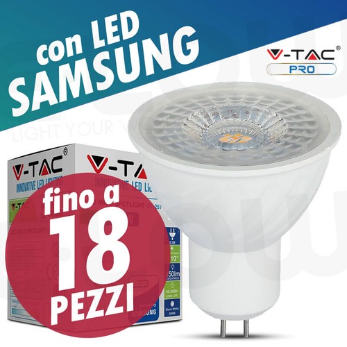Lampadina led gu5 mr16 5w - gu5.3, 6,5w