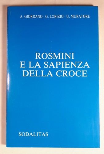 Rosmini sapienza della - e,