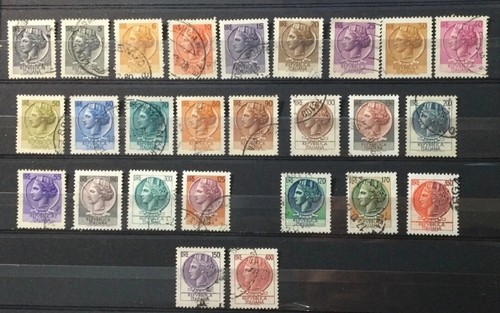 Francobolli italia 1968 - francobolli, 1968/77