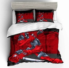 Simil Deadpool Letto Copri Piumone Copripiumino Duvet Cover DUVPR04C